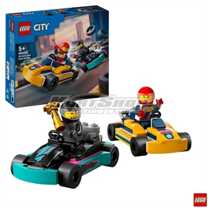LEGO City Gokarts og racerkørere